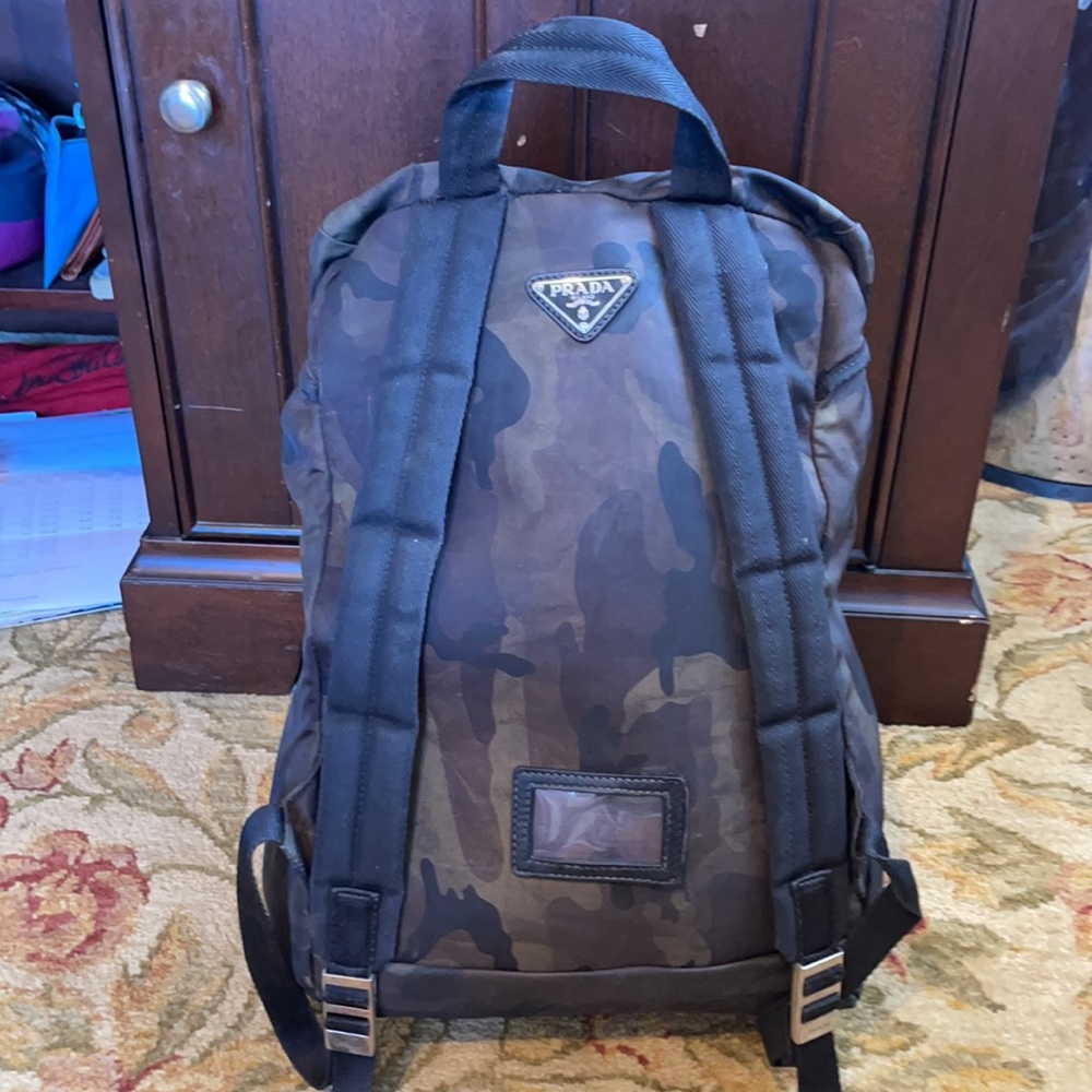 Prada camo Mens backpack
